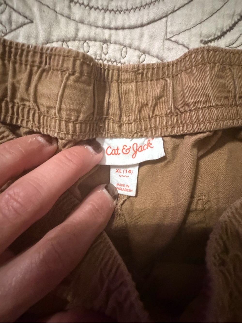 Cat & Jack Brown Elastic Waist Kids Shorts